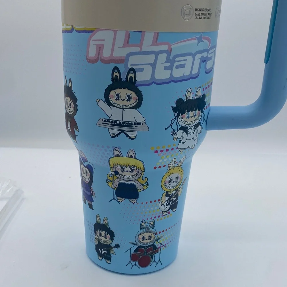Stanley Light‎ Blue Quencher H2.0 Tumbler Labubu Allstars
